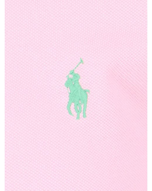 Polo Ralph Lauren Pink Logo Polo Shirt for men