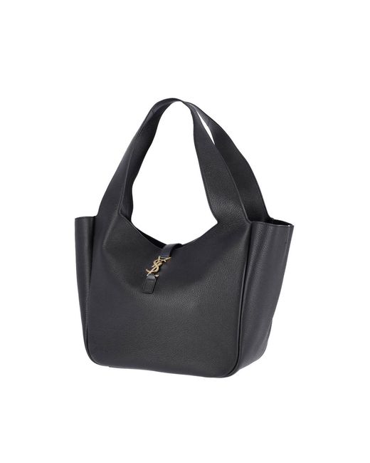 Saint Laurent Black 'Le 5 À 7 Bea' Tote Bag