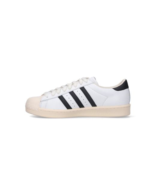 Adidas White Sneakers Leather