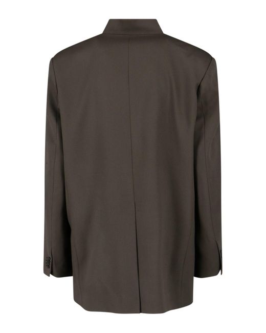 Blazer Monopetto In Lana Vergine di The Attico in Black
