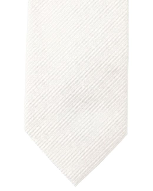 Tom Ford White Lightweight 100% Mulberry Silk Tie For for men