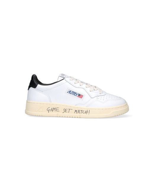 Autry White Low Sneakers Medalist for men