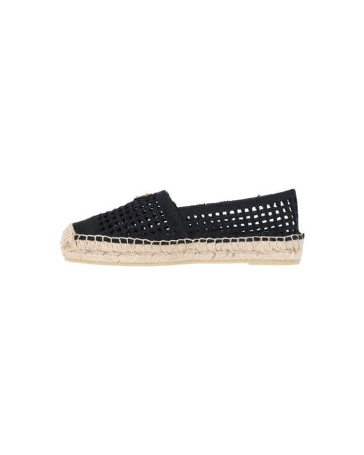 Prada Black Knitted Espadrilles