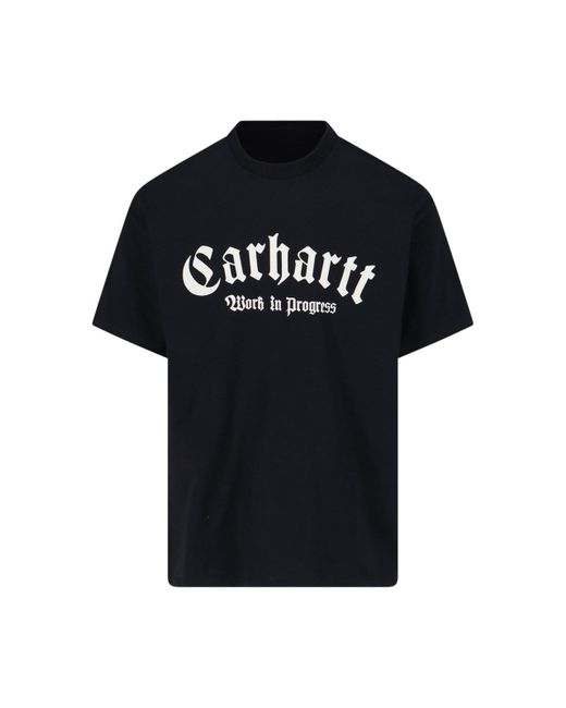 T-Shirt Stampa "S/S Onyx" di Carhartt in Black