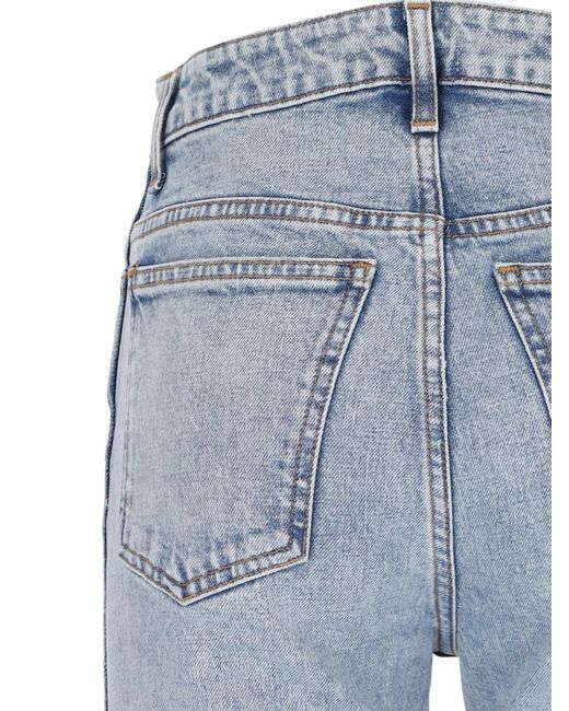 Khaite Blue Danielle" Bootcut Jeans Light