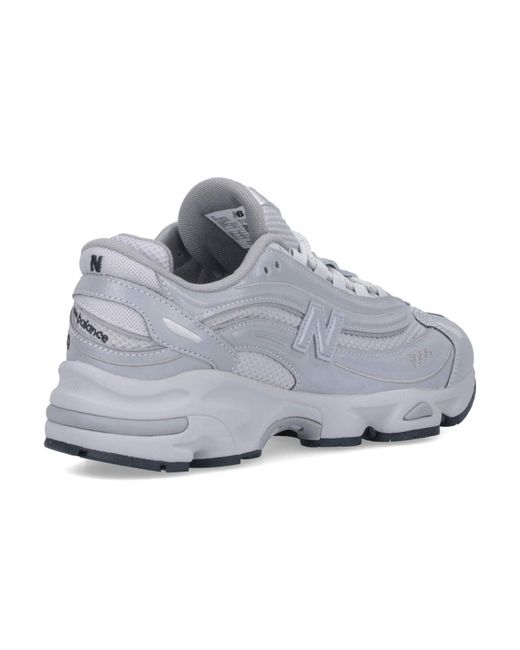 New Balance Gray Sneakers Synthetic Lthr