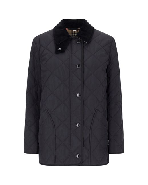 Burberry Blue Quilted Jacket "country"