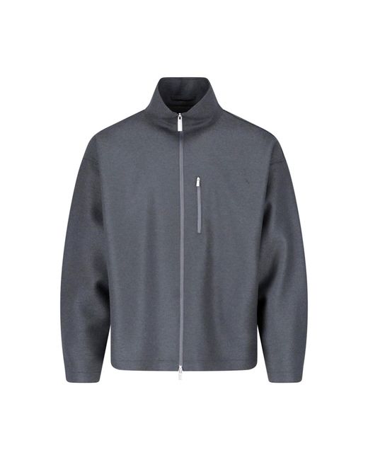 Laminar Blue Zip Jacket for men