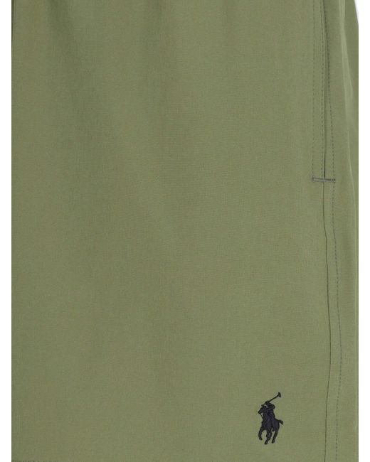 Pantaloncini Costume "Traveler" di Polo Ralph Lauren in Green da Uomo