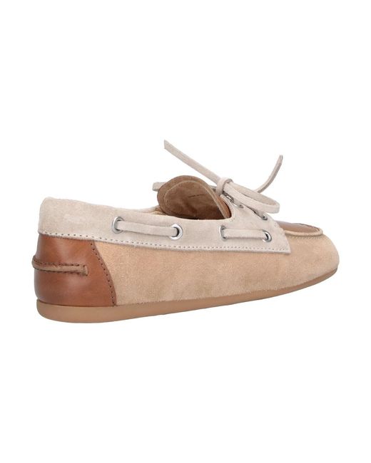 Miu Miu White Suede Loafers