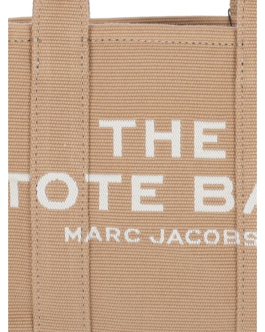 Borsa "The Mini Jacquard Tote" di Marc Jacobs in Natural