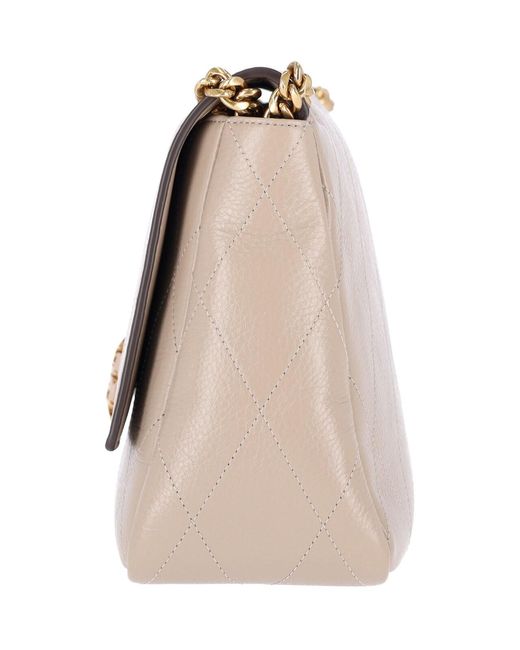 Tory Burch Natural Shoulder Bag "Charlie"