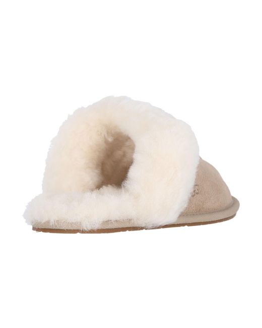 Ugg White Leather Sandals With Cushioned Outsole For