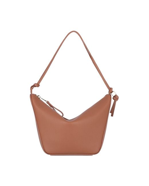 Loewe White "hammock" Mini Hobo Bag