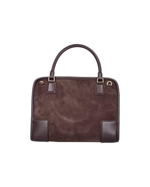 Loewe Brown Medium Bag "Amazona 180"