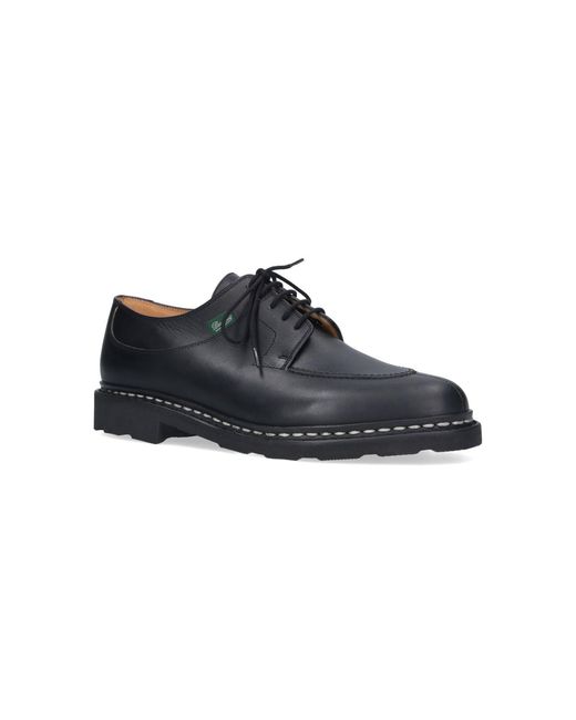 Paraboot Black Avignon Derby Shoes for men