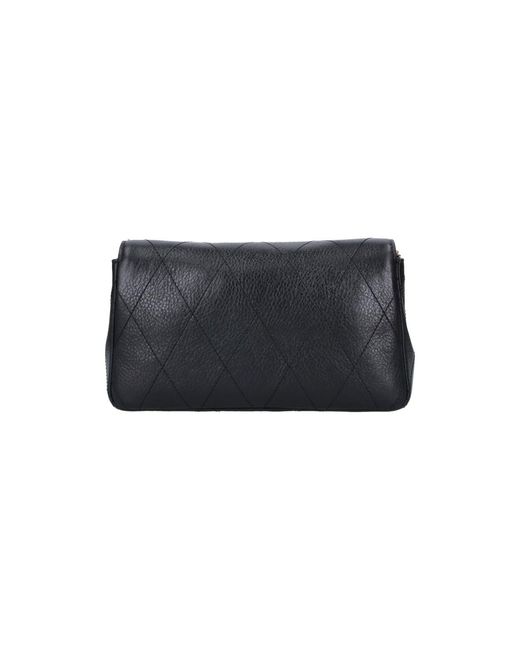 Tory Burch Black Wallet With Chain “Charlie”