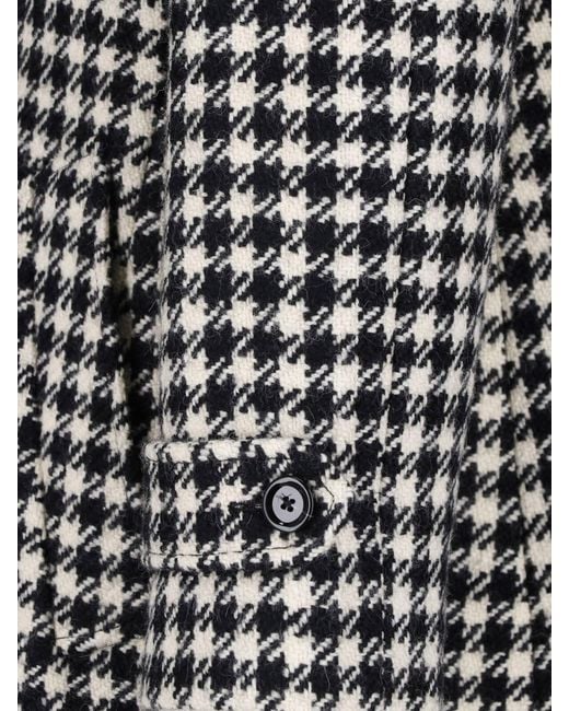 Lardini Gray Wool Coat