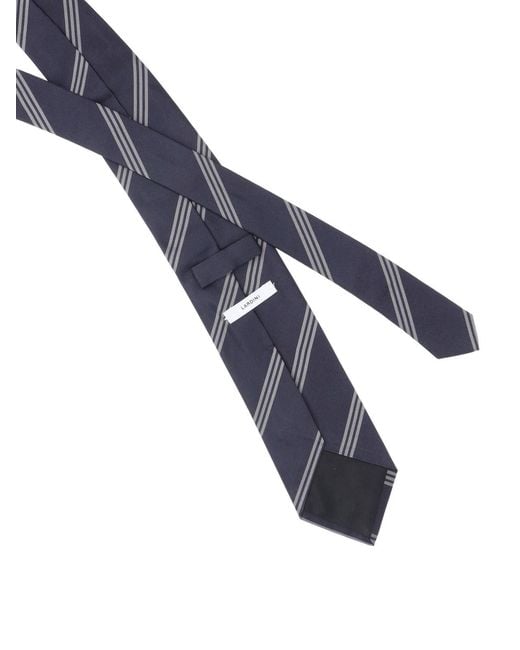 Lardini Blue Silk Tie for men