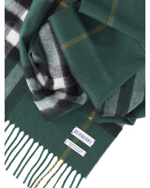 Sciarpa "Check" di Burberry in Green