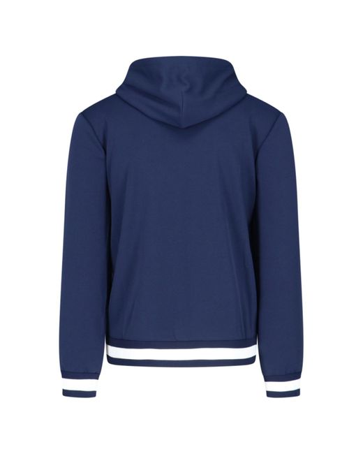 Gucci Blue Logo Hoodie for men