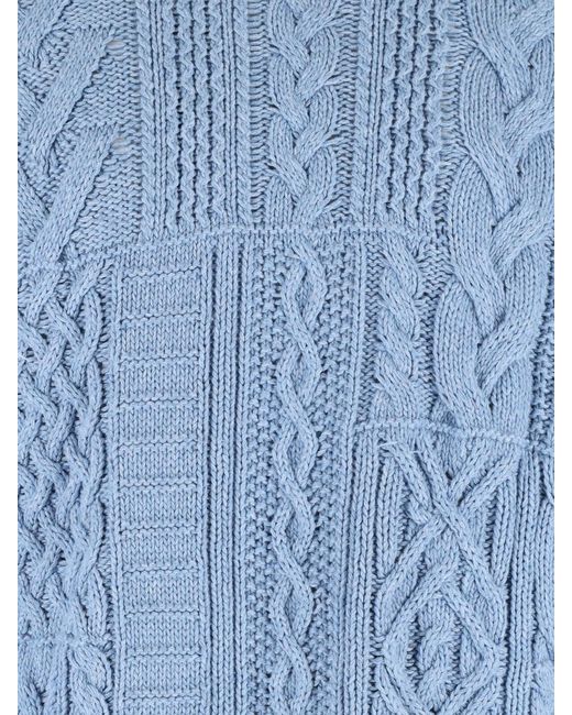 Polo Ralph Lauren Blue Sweater "American Flag" for men
