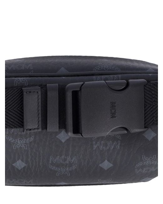 MCM Black Small Waist Bag "Fursten" for men