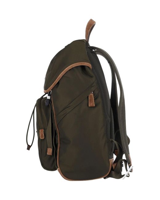 Prada Black Logo Backpack for men