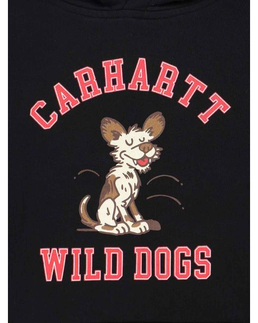 Carhartt Blue Wild Dog Hoodie for men