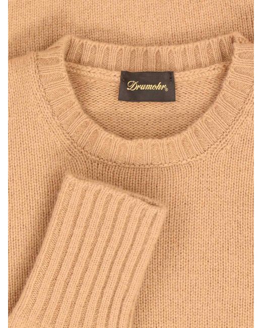 Drumohr White Basic Sweater for men