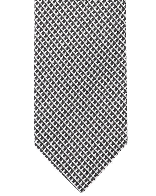 Cravatta Motivo Jacquard di Tom Ford in Gray da Uomo