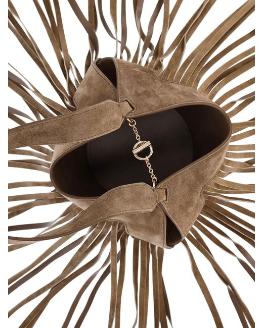 Khaite Natural Fringe Tote Bag "Lotus"