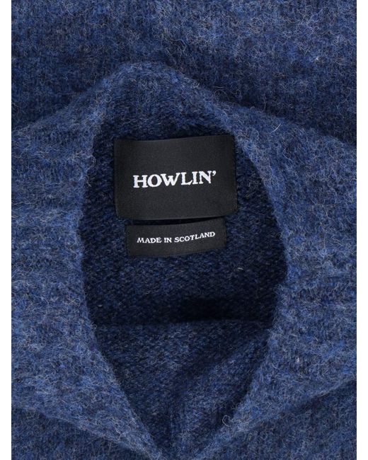 Howlin' By Morrison Blue 'Birth Of The Cool' Sweater for men