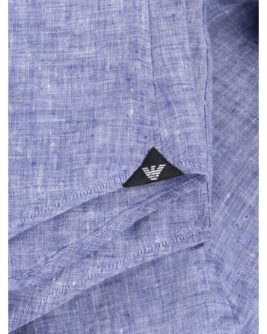 Emporio Armani Blue Classic Shirt for men