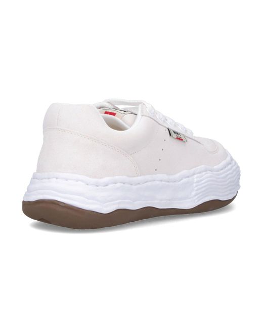 Maison Mihara Yasuhiro White Platform Low-Top Sneaker