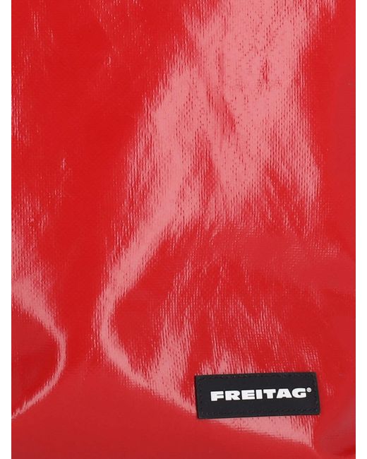 Freitag Red 'f202 Leland' Tote Bag