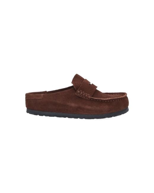 Birkenstock Brown 100% Leather Footbed Sandals