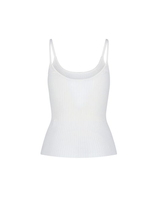 Courreges White Tank Top