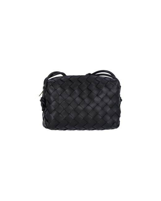 Bottega Veneta Black Braided Mini Bag