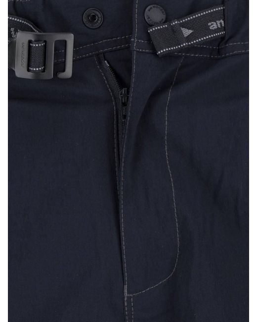 And Wander Blue Light Hike Integrated Belt Shorts for men