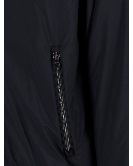 Bomber Zip di Herno in Blue da Uomo