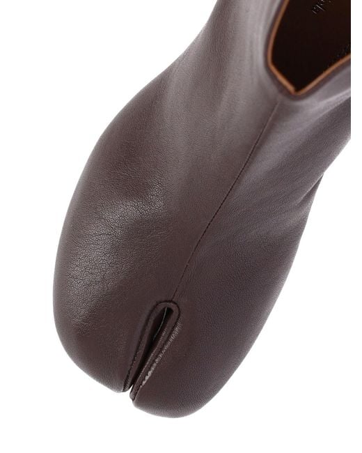 Maison Margiela Brown Ankle Boots "Tabi"