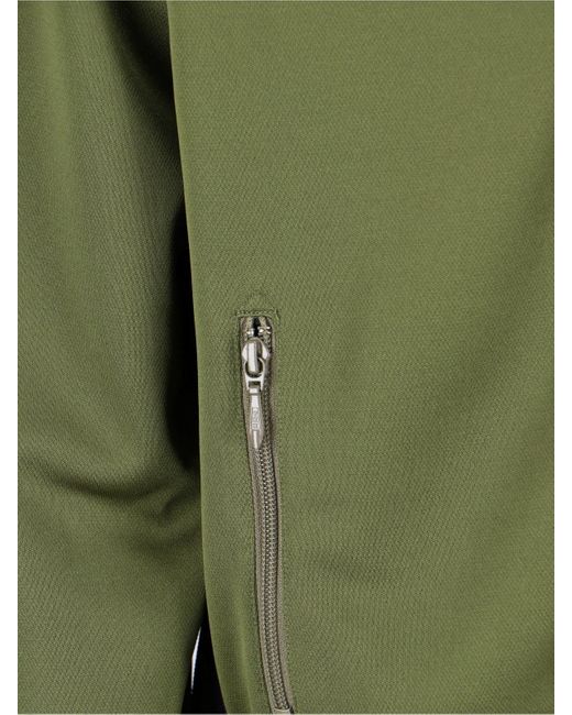 Needles Green 'olive' Zip Sweatshirt for men