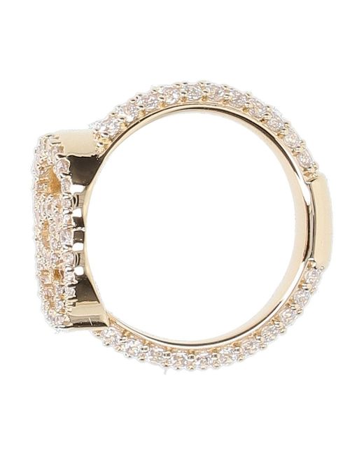 Gucci White "Gg Marmont" Ring