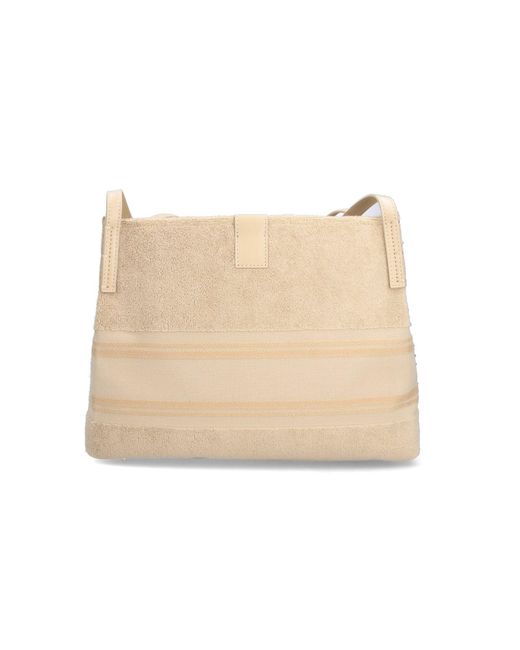 Balmain Natural Small Tote Bag "Release"