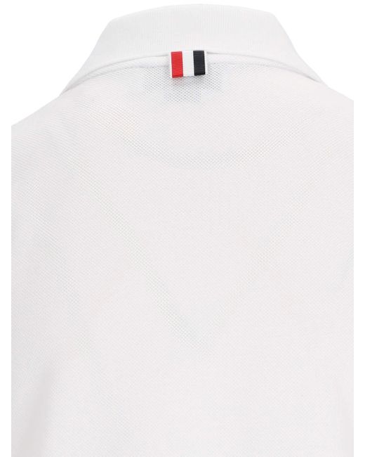 Polo "Anchor" di Thom Browne in White