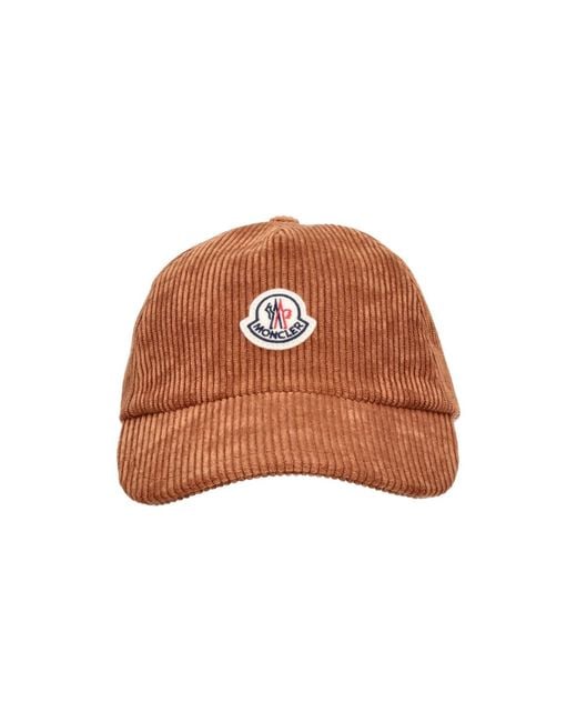 Moncler Brown Baseball Cap Logo