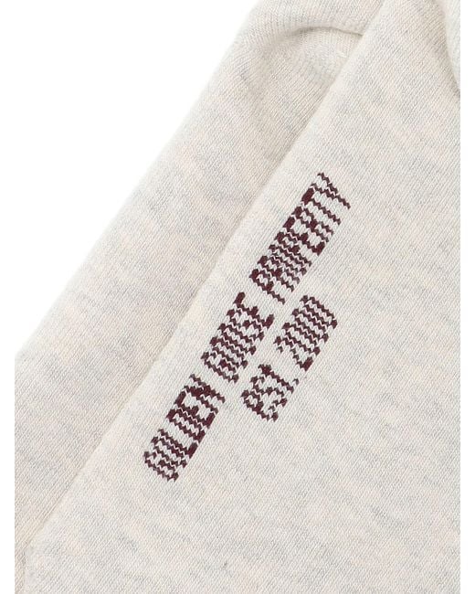 Golden Goose Deluxe Brand White Striped Socks for men