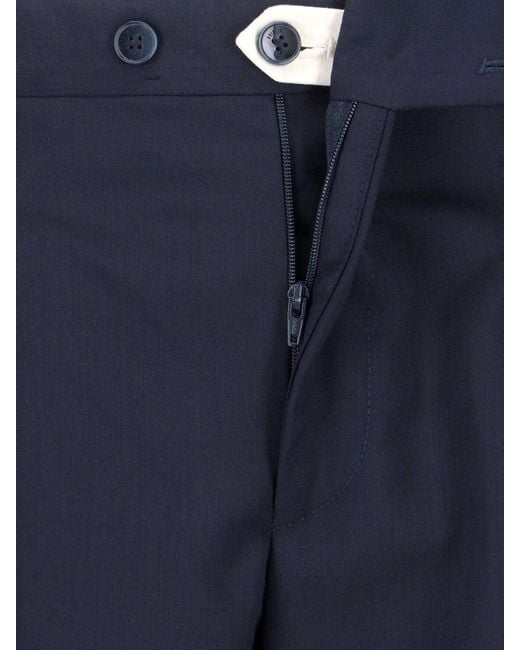 Briglia 1949 Blue Tailored Trousers for men
