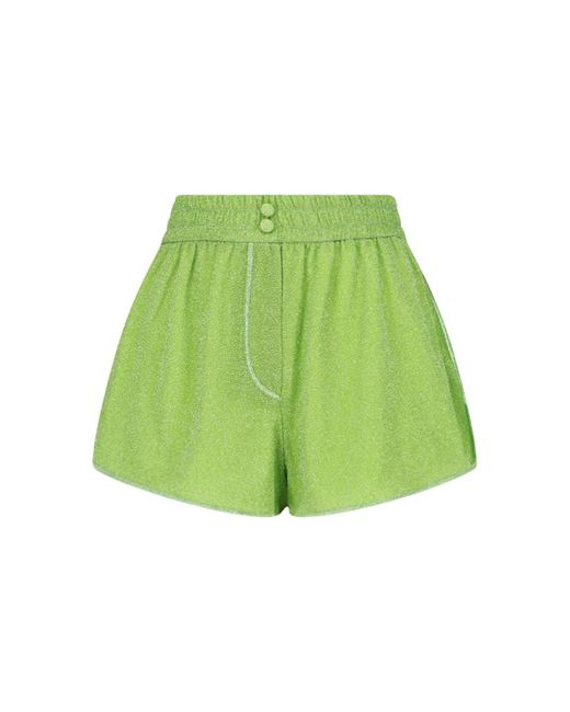 Oseree Green 'lumiére' Shorts